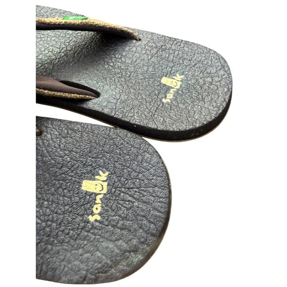 Sanuk Boys 3-4 Yoga Flip Flops - Picture 3 of 7